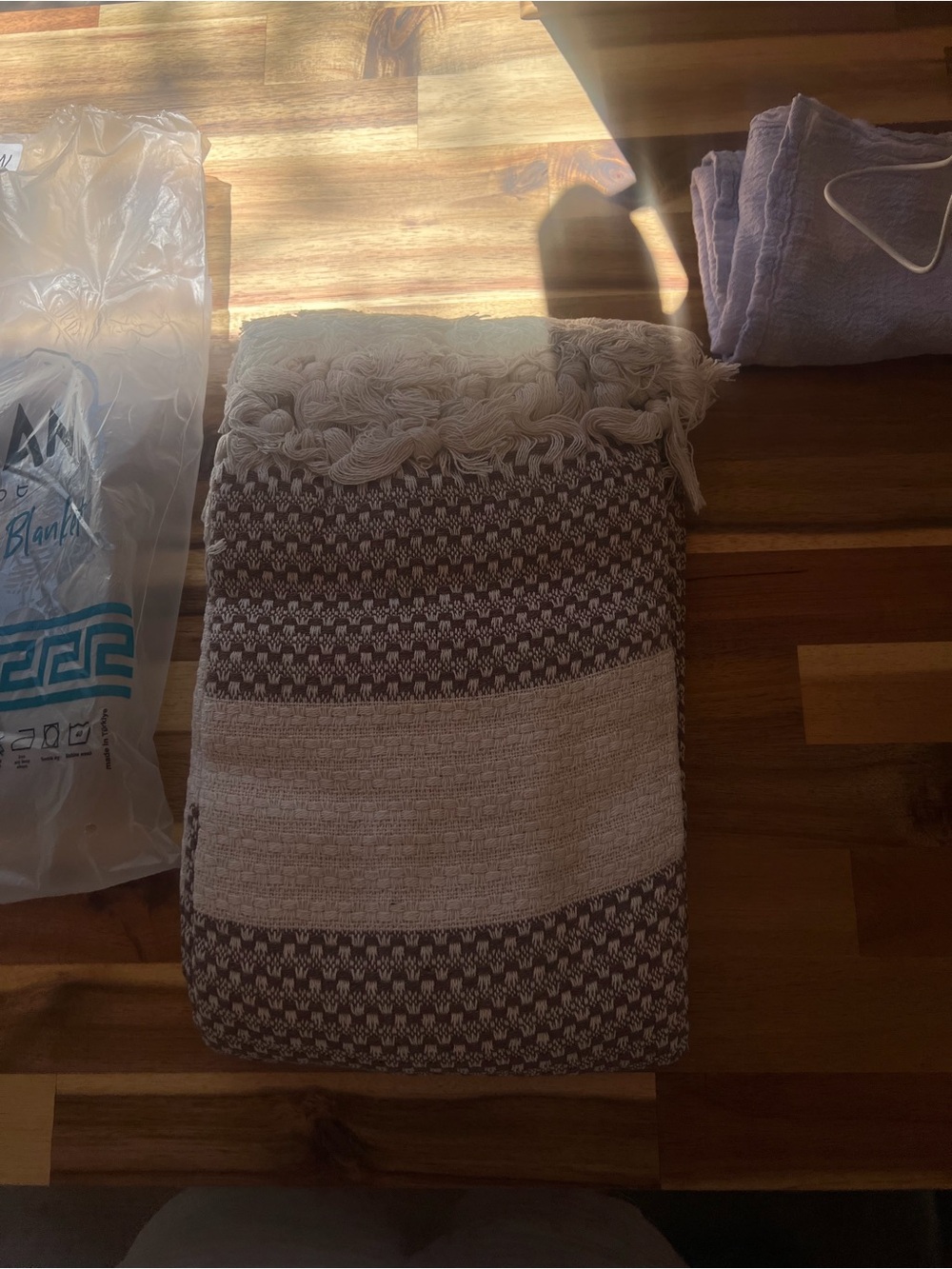 Aegean Concept Turkish Cotton Blanket - Throw
